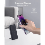 Pin Dự Phòng Không Dây AUKEY MagFusion PB-MS02 10000mAh 30W (Wireless Charging Qi 15W, With Stand) - Ảnh 2