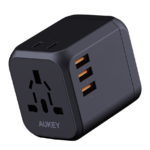 Củ Sạc Du Lịch AUKEY PA-TA04 30W (US/AU/UK/EU, 4*USB-A Port + 2*AC Socket)