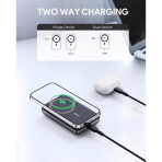 Pin Dự Phòng Không Dây AUKEY MagFusion PB-MS02 10000mAh 30W (Wireless Charging Qi 15W, With Stand) - Ảnh 4