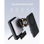 Pin Dự Phòng Không Dây AUKEY MagFusion PB-MS02 10000mAh 30W (Wireless Charging Qi 15W, With Stand) - Ảnh 8