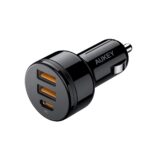 Aukey CC-Y16 Tẩu sạc oto 3 cổng PD QC3.0 36W