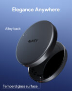 Đế sạc không dây AUKEY LC-MC10 MagFusion Aura Qi2 Magnetic Fast Wireless Charger - Ảnh 4