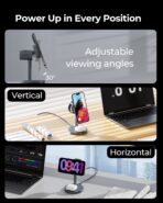 Đế sạc không dây AUKEY LC-MC311 MagFusion Qi2 Magnetic Fast Wireless Charging Station 3-in-1 - Ảnh 14