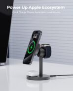 Đế sạc không dây AUKEY LC-MC311 MagFusion Qi2 Magnetic Fast Wireless Charging Station 3-in-1 - Ảnh 2