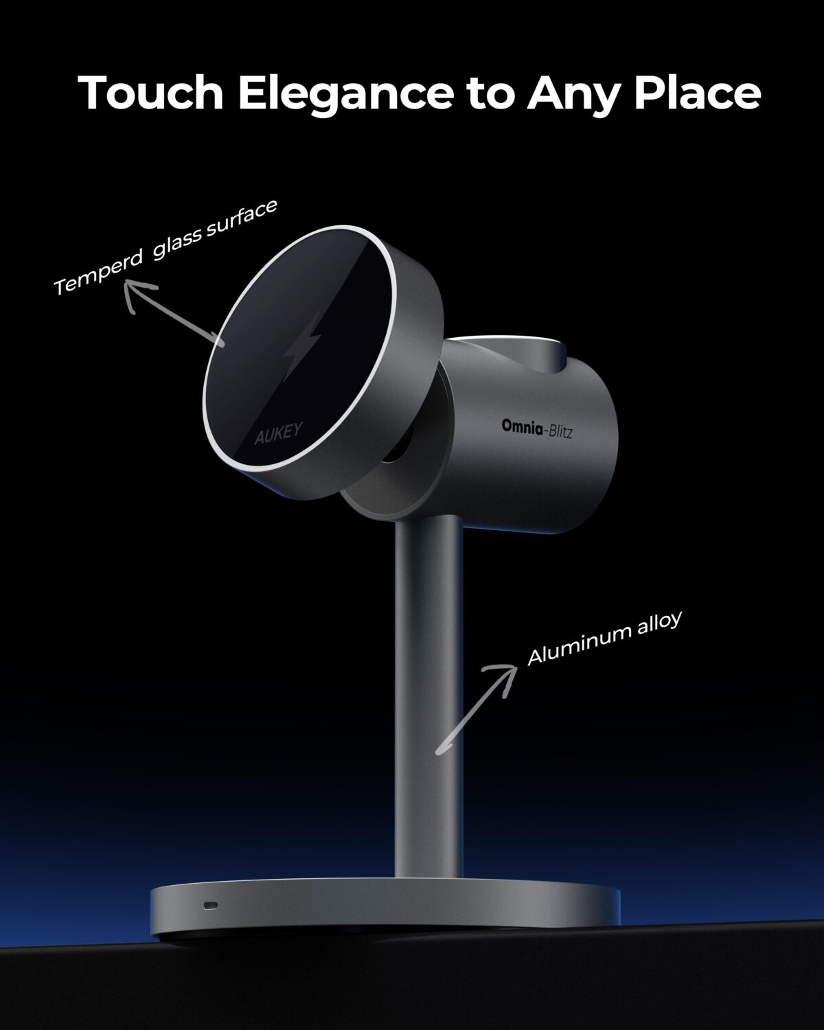 Đế sạc không dây AUKEY LC-MC311 MagFusion Qi2 Magnetic Fast Wireless Charging Station 3-in-1 - Ảnh 9