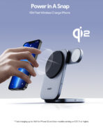 Đế sạc không dây AUKEY LC-MC312 MagFusion Z Qi2 3-in-1 Foldable Magnetic Fast Wireless Charging Station - Ảnh 3
