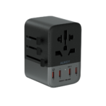 Củ Sạc Du Lịch 4C+1A AUKEY PA-TA08A 65W (US/AU/UK/EU, + AC Socket)