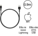 Aukey CB-BAL7 Cáp A-Lightning MFi 0.9m - Ảnh 9