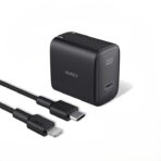 Combo Củ Sạc Nhanh AUKEY PA-F1S 20W (Kèm Cáp C to Lightning CB-CL2 2m)