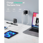 Củ Sạc Du Lịch 3C+2A AUKEY PA-TA07A 35W (US/AU/UK/EU, + AC Socket) - Ảnh 4