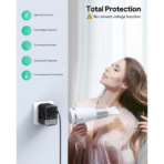 Củ Sạc Du Lịch 3C+2A AUKEY PA-TA07A 35W (US/AU/UK/EU, + AC Socket) - Ảnh 5