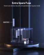 Củ Sạc Du Lịch 4C+1A AUKEY PA-TA08A 65W (US/AU/UK/EU, + AC Socket) - Ảnh 5