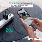 Củ Sạc Nhanh AUKEY PA-F1s 20W (1*Type-C Port) - Ảnh 6