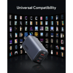 Củ Sạc Nhanh AUKEY PA-B6U 67W (2*Type-C + 1*USB-A Port, UFCS certified, GaN Technology) - Ảnh 7