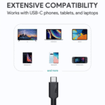 Cáp Sạc Nhanh C to C AUKEY CB-CD21 100W (USB3.1 10Gbps, 4K@60Hz 30-bit, 5A, 1.2m) - Ảnh 8