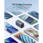 Củ Sạc Nhanh AUKEY PA-B6U 67W (2*Type-C + 1*USB-A Port, UFCS certified, GaN Technology) - Ảnh 2