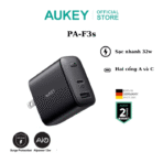 Củ Sạc Nhanh AUKEY PA-F3S 32W (1*Type-C + 1*USB-A Port) - Ảnh 2
