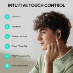 Tai Nghe Không Dây TWS AUKEY EP-M1NC (Bluetooth v5.2, 6H, IPX5, ANC) - Ảnh 3