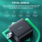 Củ Sạc Nhanh AUKEY PA-B4T 45W (2*Type-C port, GaN Technology) - Ảnh 3