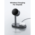 Đế Sạc Đứng Không Dây 2-in-1 AUKEY Qi2.2 MagFusion 2X LC-MC213 25W (Wireless Charging Qi2.2 25W, Strong Magnetic Force, 360° Rotation) - Ảnh 4