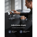 Đế Sạc Đứng Không Dây 2-in-1 AUKEY Qi2.2 MagFusion 2X LC-MC213 25W (Wireless Charging Qi2.2 25W, Strong Magnetic Force, 360° Rotation) - Ảnh 6