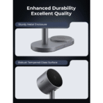 Đế Sạc Đứng Không Dây 2-in-1 AUKEY Qi2.2 MagFusion 2X LC-MC213 25W (Wireless Charging Qi2.2 25W, Strong Magnetic Force, 360° Rotation) - Ảnh 8