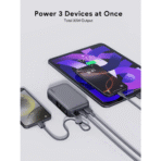 Pin Dự Phòng AUKEY PB-Y47 10000mAh 30W (1*Type-C + 1*USB-A Port + Built-in Type-C cable, Digital Display) - Ảnh 5