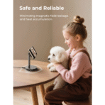 Đế Sạc Từ Tính Không Dây AUKEY Qi2.2 MagFusion LC-MC111 25W (Wireless Charging Qi2.2, 35° Adjustable Viewing Angle) - Ảnh 7