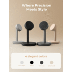 Đế Sạc Từ Tính Không Dây AUKEY Qi2.2 MagFusion LC-MC111 25W (Wireless Charging Qi2.2, 35° Adjustable Viewing Angle) - Ảnh 8