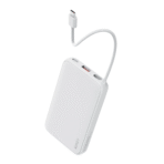 Pin Dự Phòng AUKEY Spark Sling PB-Y53 10000mAh 15W (with Built-in Type-C Cable, 1*Type-C + 1*USB-A port)