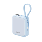 Pin Dự Phòng Không Dây AUKEY PB-MS22 10000mAh 20W (CCC / 3C Certification, 1*Type-C + 1*USB-A + 1*Type-C Built-in Cable, Digital Display, Support Wireless Charging 15W) - Ảnh 9
