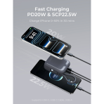 Pin Dự Phòng Không Dây AUKEY PB-MS22 10000mAh 20W (CCC / 3C Certification, 1*Type-C + 1*USB-A + 1*Type-C Built-in Cable, Digital Display, Support Wireless Charging 15W) - Ảnh 5