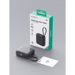 Pin Dự Phòng Không Dây AUKEY PB-MS22 10000mAh 20W (CCC / 3C Certification, 1*Type-C + 1*USB-A + 1*Type-C Built-in Cable, Digital Display, Support Wireless Charging 15W) - Ảnh 7