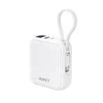 Pin Dự Phòng Không Dây AUKEY PB-MS22 10000mAh 20W (CCC / 3C Certification, 1*Type-C + 1*USB-A + 1*Type-C Built-in Cable, Digital Display, Support Wireless Charging 15W) - Ảnh 8