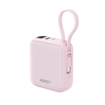 Pin Dự Phòng Không Dây AUKEY PB-MS22 10000mAh 20W (CCC / 3C Certification, 1*Type-C + 1*USB-A + 1*Type-C Built-in Cable, Digital Display, Support Wireless Charging 15W) - Ảnh 10