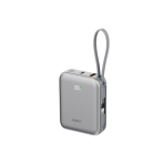Pin Dự Phòng AUKEY PB-Y91L 10000mAh 20W (CCC / 3C Certification, 1*Type-C + 1*USB-A + 1*Type-C + Lightning Built-in Cable, Digital Display)