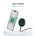 Đế Sạc Không Dây Từ Tính AUKEY MagFusion Q LC-MC11 25W (Qi2.2 25W, Strong Magnetic) - Ảnh 2