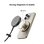 Đế Sạc Không Dây Từ Tính AUKEY MagFusion Q LC-MC11 25W (Qi2.2 25W, Strong Magnetic) - Ảnh 4