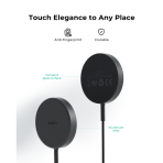 Đế Sạc Không Dây Từ Tính AUKEY MagFusion Q LC-MC11 25W (Qi2.2 25W, Strong Magnetic) - Ảnh 5