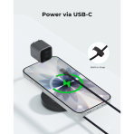 Đế Sạc Không Dây Từ Tính AUKEY MagFusion Q LC-MC11 25W (Qi2.2 25W, Strong Magnetic) - Ảnh 6