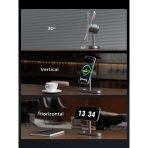 Đế Sạc Không Dây Để Bàn 3-in-1 AUKEY MagFusion 3X Pro LC-MC315 25W (Qi2.2, Strong magnetic attraction, Active Cooling System) - Ảnh 5