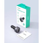 Tẩu Sạc Ô Tô AUKEY CC-P1 Pathfinder Mix 3 66W (2*Type-C + 1*USB-A port, LED Indicator Light) - Ảnh 8