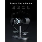 Đế Sạc Không Dây Để Bàn 3-in-1 AUKEY MagFusion 3X Pro LC-MC315 25W (Qi2.2, Strong magnetic attraction, Active Cooling System) - Ảnh 4