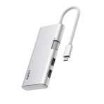HUB Mở Rộng Đa Năng 6-in-1 AUKEY OfficeDok UH-CUH02 (Type-C to 1*HDMI 4K@60Hz + 2*USB-A 3.2 10Gbps + 2*Type-C 3.2 10Gbps + 1*Type-C PD100W)
