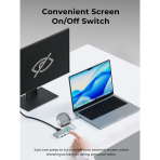 HUB Mở Rộng Đa Năng 6-in-1 AUKEY OfficeDok UH-CUH02 (Type-C to 1*HDMI 4K@60Hz + 2*USB-A 3.2 10Gbps + 2*Type-C 3.2 10Gbps + 1*Type-C PD100W) - Ảnh 5
