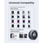 Quạt Tản Nhiệt Cho Điện Thoại Kiêm Sạc Không Dây 15W AUKEY MagFusion GameFrost LC-G10 (Qi2 Wireless Charging, Strong magnetic attraction, Visual Digital Display) - Ảnh 8