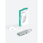 HUB Mở Rộng Đa Năng 6-in-1 AUKEY OfficeDok UH-CUH02 (Type-C to 1*HDMI 4K@60Hz + 2*USB-A 3.2 10Gbps + 2*Type-C 3.2 10Gbps + 1*Type-C PD100W) - Ảnh 8